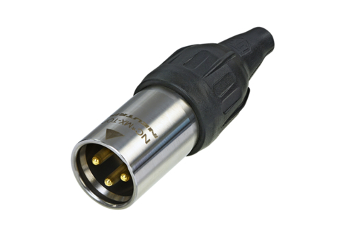 CONECTOR NEUTRIK NC3MD-L-B-1 - PACOTE COM 10 PEÇAS