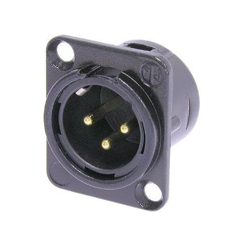 CONECTOR NEUTRIK NC5MXX-B - PACOTE COM 10 PEÇAS